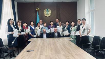 БІЛІМ САЛАСЫНЫҢ ҚЫЗМЕТКЕРЛЕРІ МАРАПАТТАЛДЫ! 